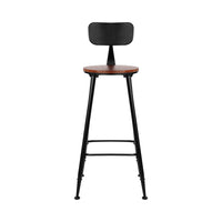 Thumbnail for Artiss 4x Vintage Industrial Bar Stool Retro Barstools Dining Chairs Kitchen