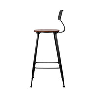 Thumbnail for Artiss 4x Vintage Industrial Bar Stool Retro Barstools Dining Chairs Kitchen