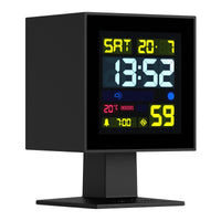 Thumbnail for Newgate Monolith Lcd Alarm Clock Black-1