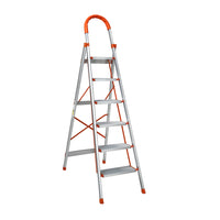 Thumbnail for Giantz 6 Step Ladder Multi-Purpose Folding Aluminium Light Weight Non Slip Platform