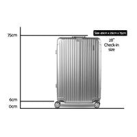 Thumbnail for Wanderlite 28'' Luggage Travel Suitcase Set TSA Hard Case Lightweight Aluminum