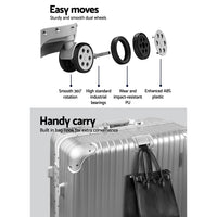 Thumbnail for Wanderlite 28'' Luggage Travel Suitcase Set TSA Hard Case Lightweight Aluminum