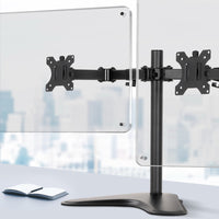 Thumbnail for Artiss Monitor Arm Stand Dual Black