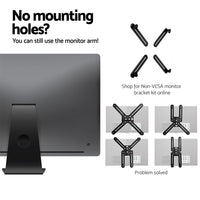 Thumbnail for Artiss Monitor Arm Mount Single Black