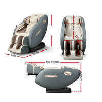 Thumbnail for Livemor Electric Massage Chair Recliner SL Track Shiatsu Heat Back Massager