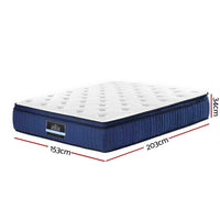 Thumbnail for Giselle Bedding Franky Euro Top Cool Gel Pocket Spring Mattress 34cm Thick Queen