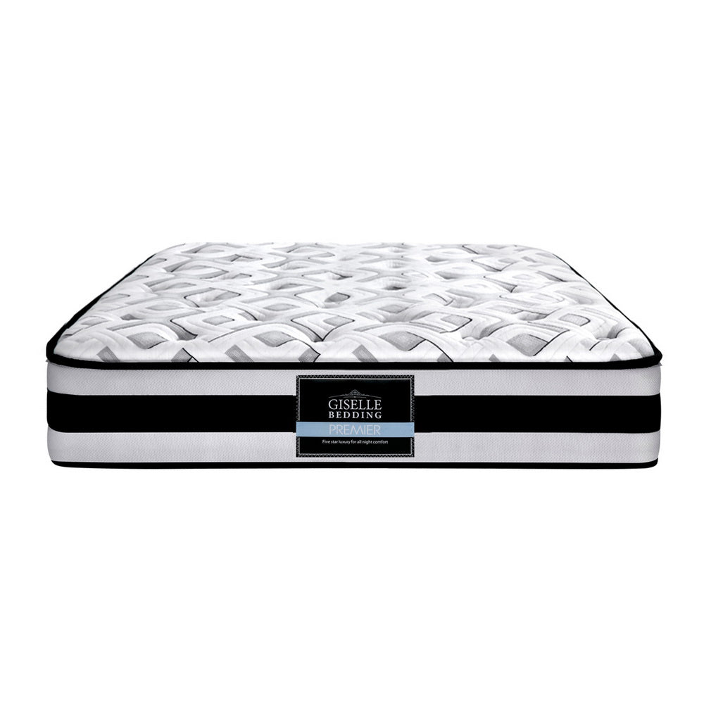 Giselle Bedding Rumba Tight Top Pocket Spring Mattress 24cm Thick Single