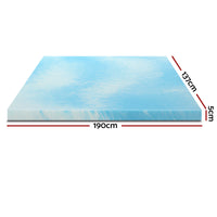 Thumbnail for Giselle Bedding 11-zone Memory Foam Mattress Topper 8cm - Double