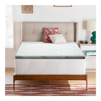 Thumbnail for Giselle Bedding Cool Gel Memory Foam Mattress Topper w/Bamboo Cover 8cm - Single