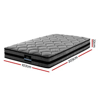 Thumbnail for Giselle Bedding Wendell Pocket Spring Mattress 22cm Thick King Single