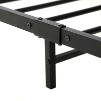 Thumbnail for Artiss Metal Bed Frame Double Size Mattress Base Platform Foundation Black Dane