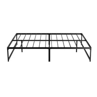 Thumbnail for Artiss Bed Frame Metal Platform Queen Size Bed Base Mattress Black TINO