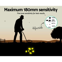 Thumbnail for Metal Detector 180MM Deep Sensitive Waterproof Pinpointer Treasure Hunter