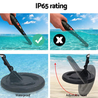 Thumbnail for Metal Detector 180MM Deep Sensitive Waterproof Pinpointer Treasure Hunter