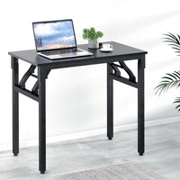 Thumbnail for Artiss Computer Desk Laptop Table Bookshelf Desk Storage Rack Office Study Black