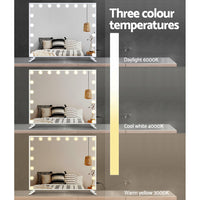 Thumbnail for Embellir Makeup Mirror with Light LED Hollywood Vanity Dimmable Wall Mirrors