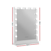 Thumbnail for Embellir Hollywood Makeup Mirror With Light 15 LED Bulbs Vanity Lighted Stand