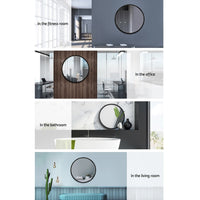 Thumbnail for Embellir Round Wall Mirror 50cm Makeup Bathroom Mirror Frameless