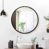 Thumbnail for Embellir Round Wall Mirror 50cm Makeup Bathroom Mirror Frameless