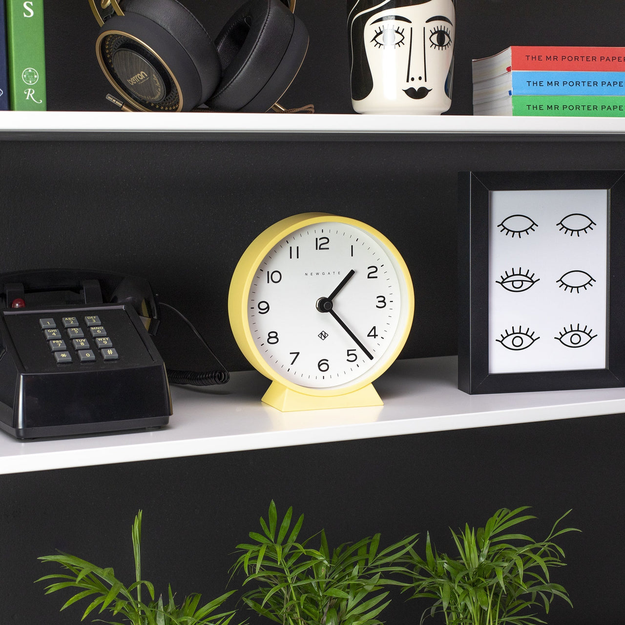 Newgate M Mantel Clock Cheeky Yellow-2