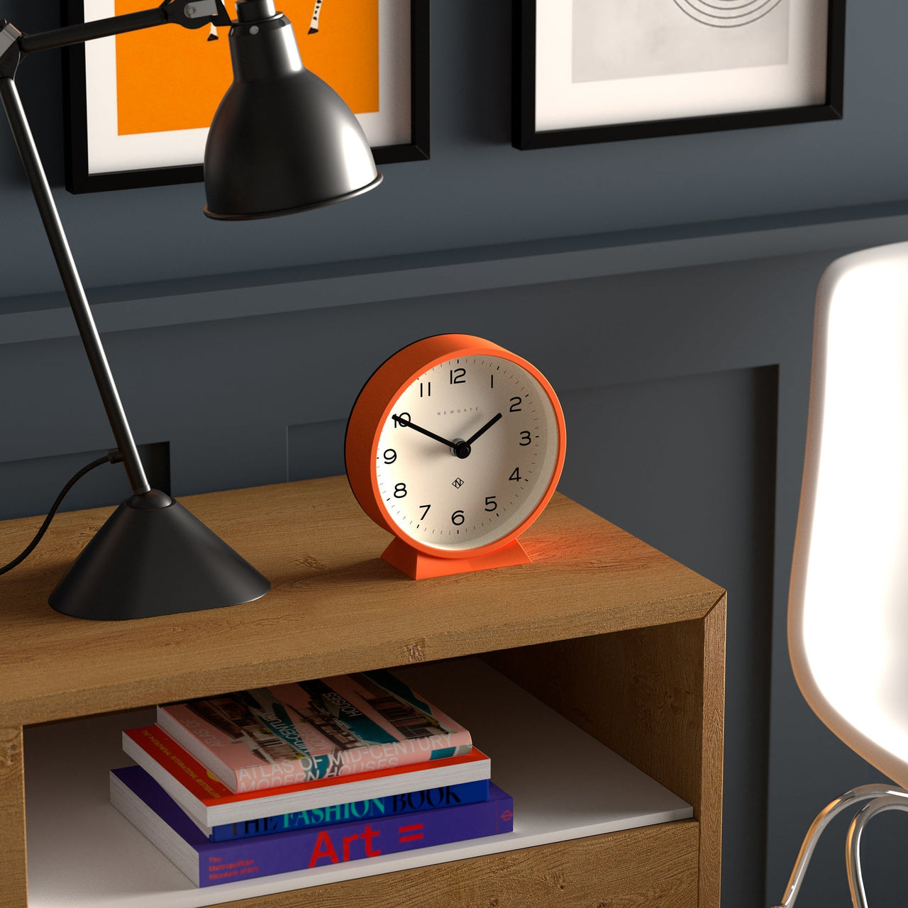 Newgate M Mantel Clock Orange-2