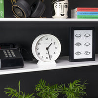 Thumbnail for Newgate M Mantel Clock Pebble White-2