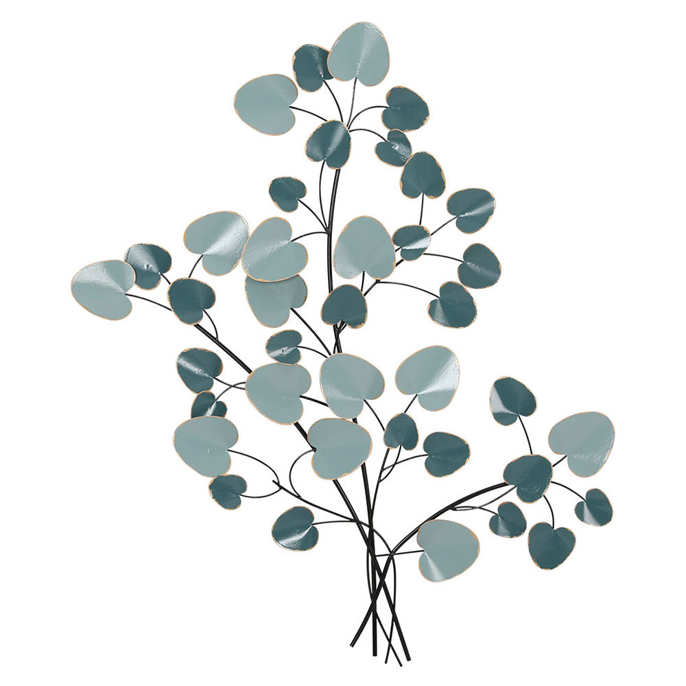 Artiss Metal Wall Art Hanging Sculpture Home Decor Leaf Tree of Life Blue