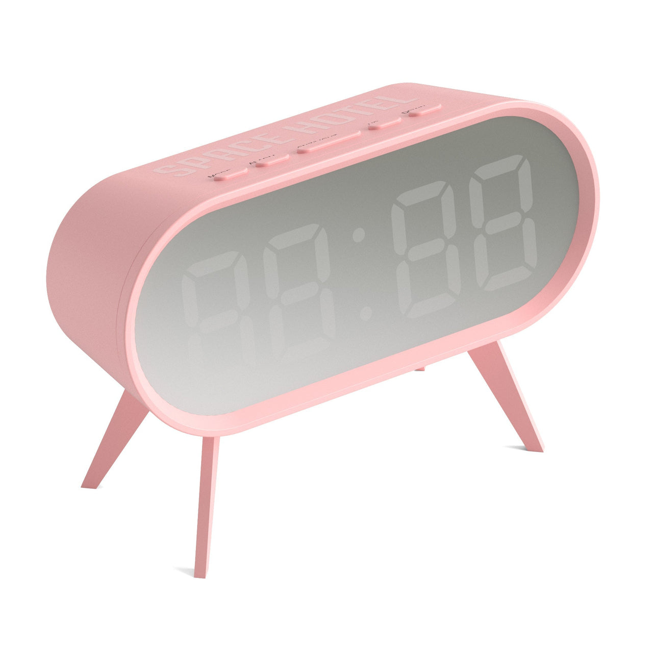 Newgate Space Hotel Cyborg Led Alarm Clock Pink-3