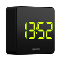 Thumbnail for Newgate Space Hotel Orbatron Alarm Clock Black Case - Black Lens - Green Led-1