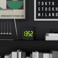 Thumbnail for Newgate Space Hotel Orbatron Alarm Clock Black Case - Black Lens - Green Led-5