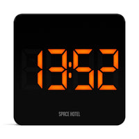 Thumbnail for Newgate Space Hotel Orbatron Alarm Clock Black Case - Black Lens - Orange Led-0