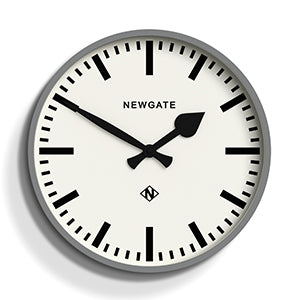 Newgate Railway Clock Grey-0