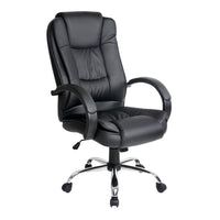 Thumbnail for Artiss Office Chair Gaming Computer Chairs Executive PU Leather Seating Black