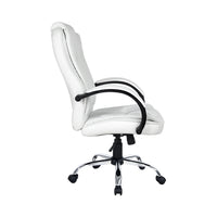 Thumbnail for Artiss Office Chair Gaming Computer Chairs Executive PU Leather Seating White