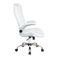 Thumbnail for Artiss Kea Executive Office Chair Leather White