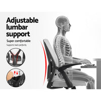 Thumbnail for Artiss Office Chair Gaming Executive Computer Chairs Study Mesh Seat Tilt Grey