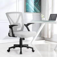 Thumbnail for Artiss Office Chair Gaming Executive Computer Chairs Study Mesh Seat Tilt Grey