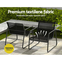 Thumbnail for Gardeon Outdoor Lounge Setting Garden Patio Furniture Textilene Sofa Table Chair