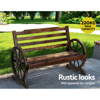 Thumbnail for Gardeon Wooden Garden Bench Seat Outdoor Furniture Wagon Chair Patio Lounge