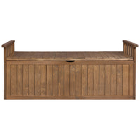 Thumbnail for Gardeon Outdoor Storage Box Wooden Garden Bench 128.5cm Chest Tool Toy Sheds XL