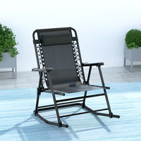 Thumbnail for Gardeon Outdoor Rocking Chair Folding Reclining Recliner Patio Furniture Garden