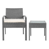 Thumbnail for Gardeon 3-piece Outdoor Set - Grey