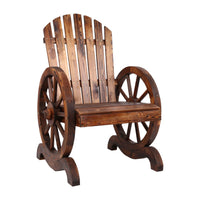 Thumbnail for Gardeon Wooden Wagon Chair Outdoor