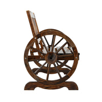 Thumbnail for Gardeon Wooden Wagon Wheel Chair