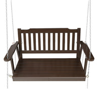 Thumbnail for Gardeon Porch Swing Chair with Chain Garden Bench Outdoor Furniture Wooden Brown