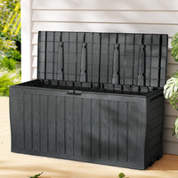 Thumbnail for Gardeon Outdoor Storage Box 220L Lockable Garden Deck Toy Shed Tool Organiser