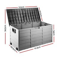 Thumbnail for Gardeon 290L Outdoor Storage Box - Black