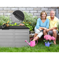 Thumbnail for Gardeon 290L Outdoor Storage Box - Black