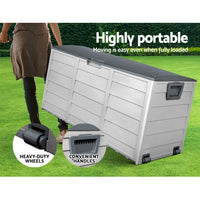 Thumbnail for Gardeon 290L Outdoor Storage Box - Grey