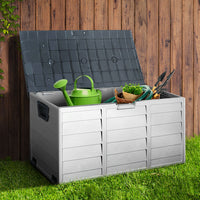 Thumbnail for Gardeon 290L Outdoor Storage Box - Grey